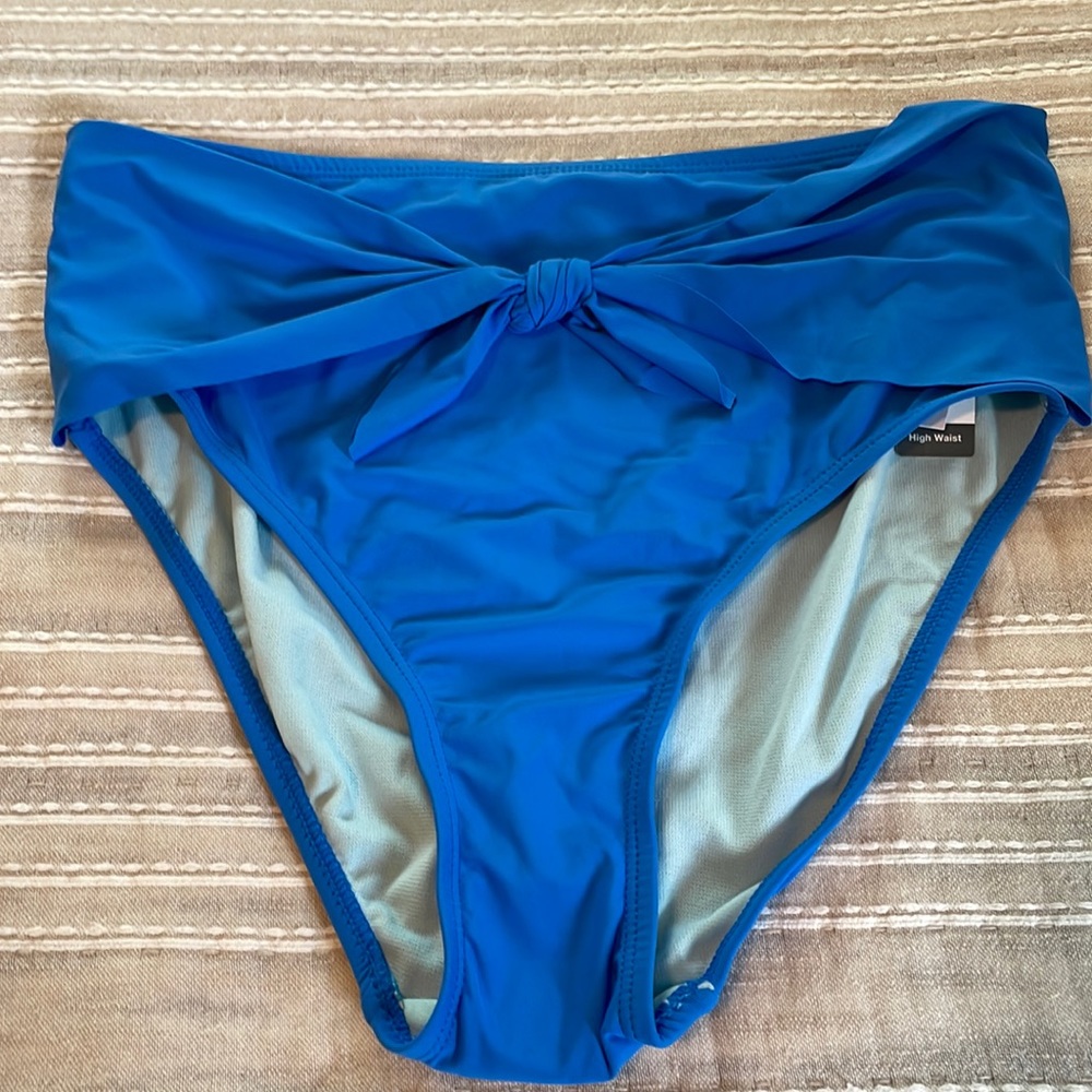 Blue bikini bottoms Womens Size Small 4-6